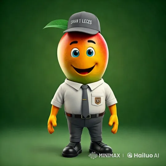 Mango-Headed Character's Animated School Walk – AI Generated Video | Hailuo AI