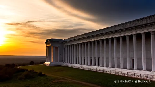 Ancient Roman Palace: Grandeur Captured in Cinematic Aesthetic – AI Generated Video | Hailuo AI