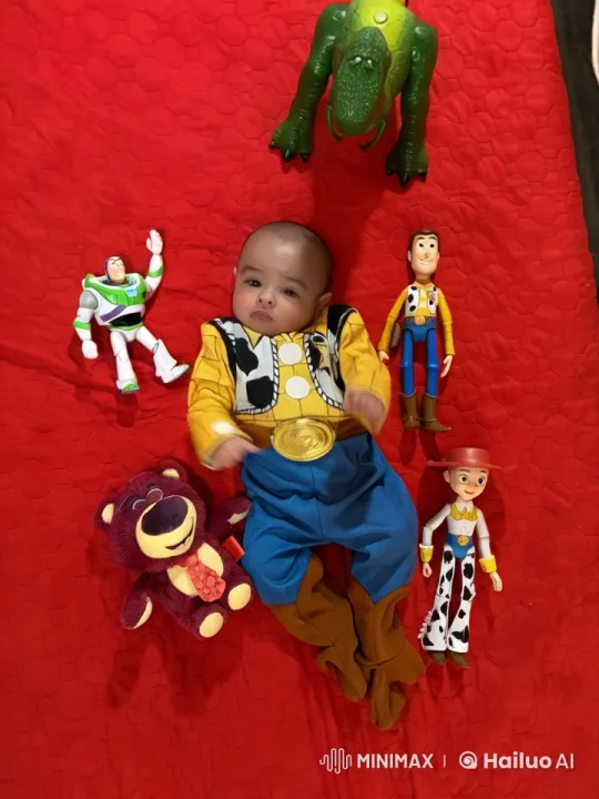 Baby in Woody Costume Dances Kung Fu Style – AI Generated Video | Hailuo AI