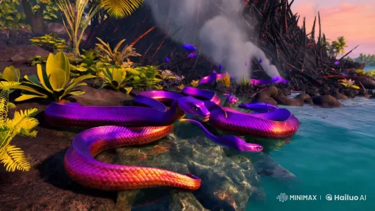 Aesthetic Restoration: Cobras Revive Tika Taka Island's Ecology – AI Generated Video | Hailuo AI