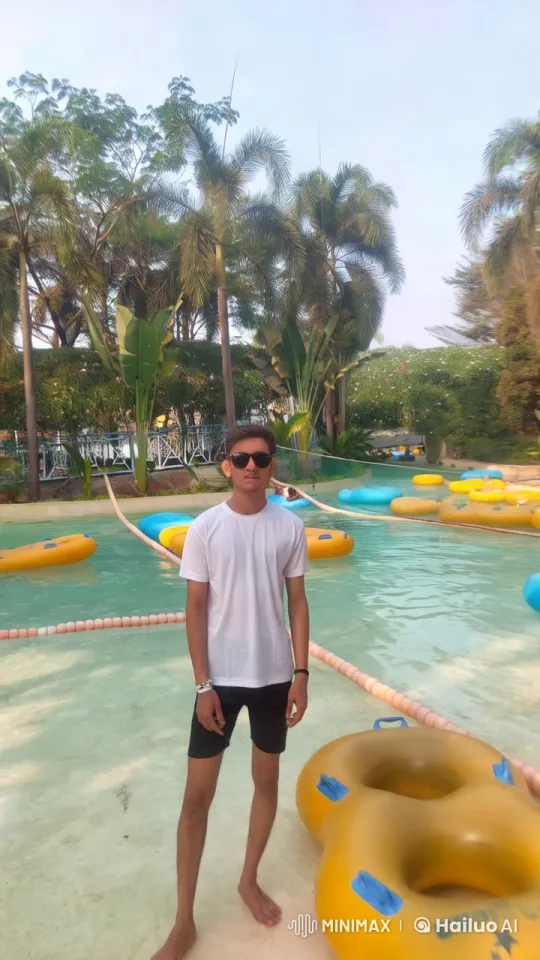 Young Man Walking on a Serene Beach – AI Generated Video | Hailuo AI
