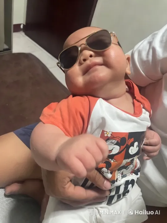 Baby Dances with Mickey Outfit in Warm Indoor Setting – AI Generated Video | Hailuo AI