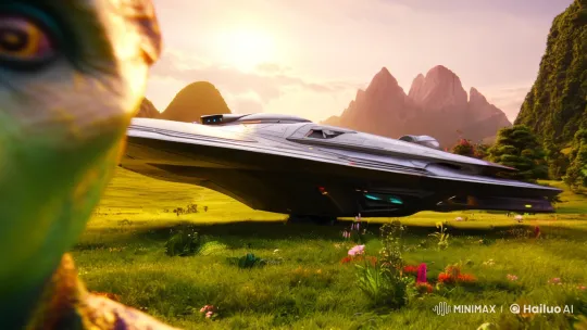 Alien Arrival: First Steps on a Pristine Planet – AI Generated Video | Hailuo AI