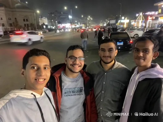 Young Men Argue Then Dance Energetically in City Night – AI Generated Video | Hailuo AI