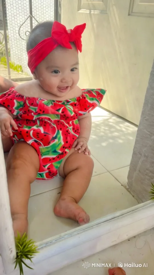Baby Dances in Vibrant Red Outfit – AI Generated Video | Hailuo AI