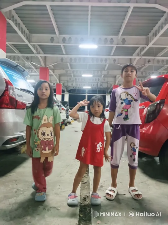 Children Display Impressive Kungfu Skills in Parking Garage – AI Generated Video | Hailuo AI