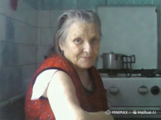 Elderly Woman in Serene Kitchen Setting – AI Generated Video | Hailuo AI