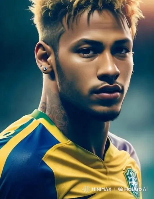 Brazilian Soccer Pro Showcases Neymar-Like Skills – AI Generated Video | Hailuo AI