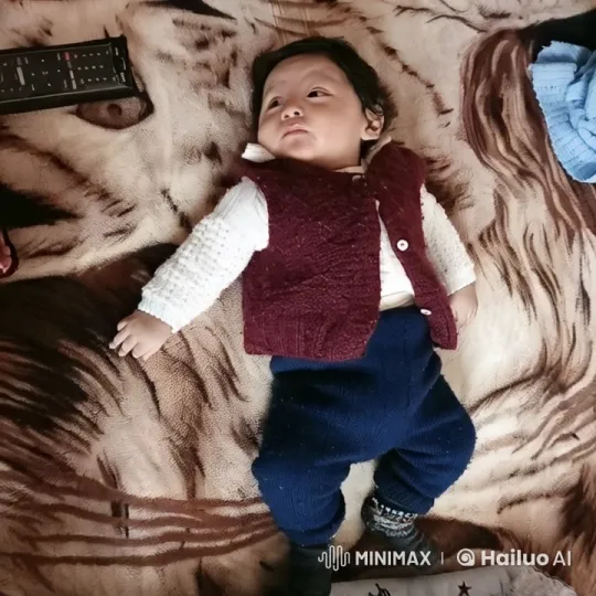 Baby's Dance and Kung Fu Moves on Lion Blanket – AI Generated Video | Hailuo AI