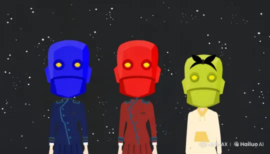 Buzz Lightyear Meets Saluting Robots Under Starry Sky – AI Generated Video | Hailuo AI