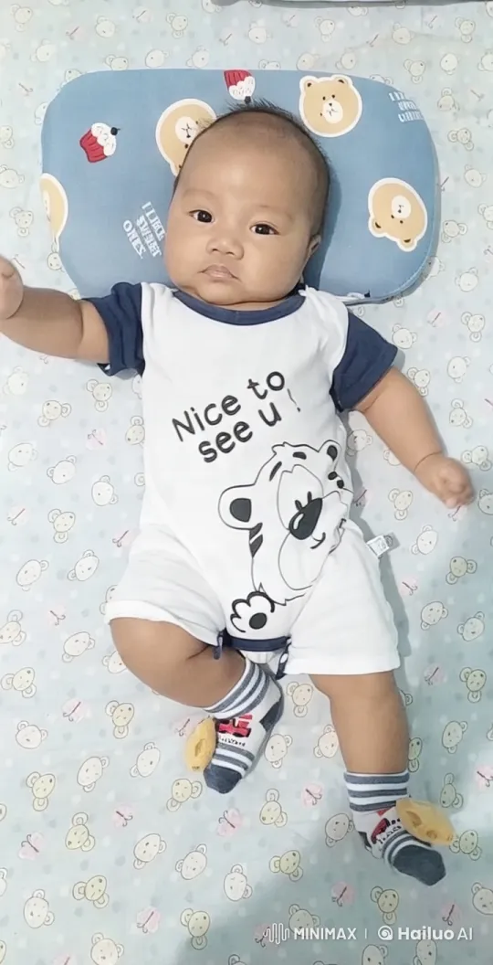 Baby Dancing Joyfully on Themed Bedspread – AI Generated Video | Hailuo AI