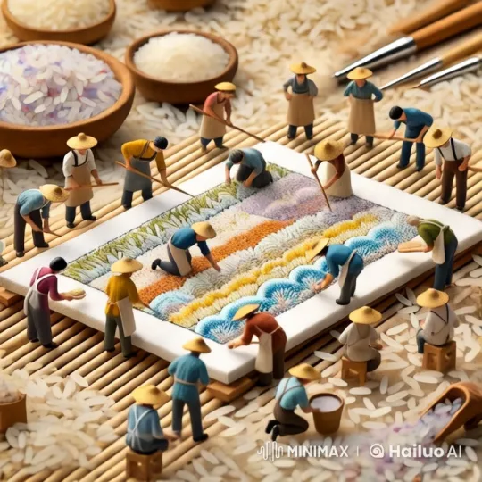 Miniature Artisans Craft Intricate Embroidery – AI Generated Video | Hailuo AI