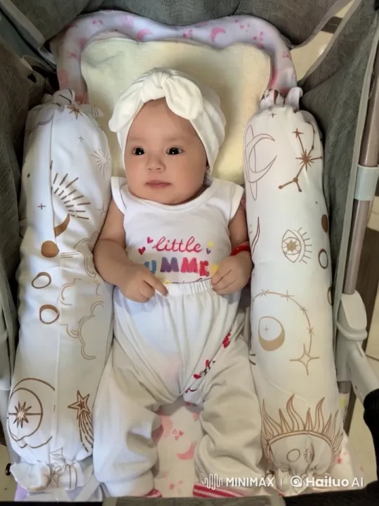 Baby's Joyful Dance in Celestial-Themed Crib – AI Generated Video | Hailuo AI