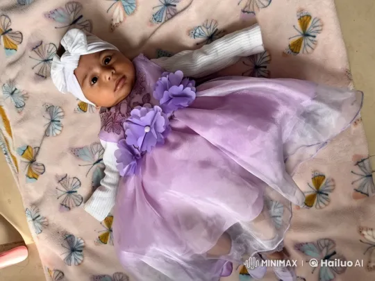 Baby Dances and Mimics Kungfu in Lavender Dress – AI Generated Video | Hailuo AI