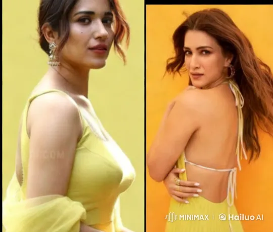 Woman in Yellow Dress Showcases Elegant Fashion – AI Generated Video | Hailuo AI