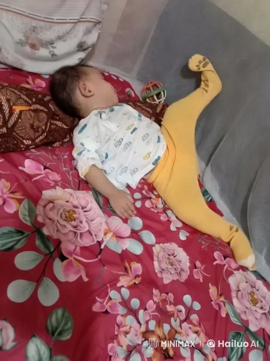 Baby Dancing and Playing on Colorful Bed – AI Generated Video | Hailuo AI
