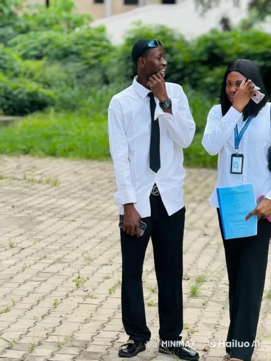 Formal Dressed Duo Engages in Playful, Choreographed Fight – AI Generated Video | Hailuo AI