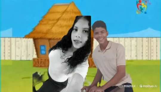 Young Couple Sharing a Tender Kiss in a Pastoral Setting – AI Generated Video | Hailuo AI