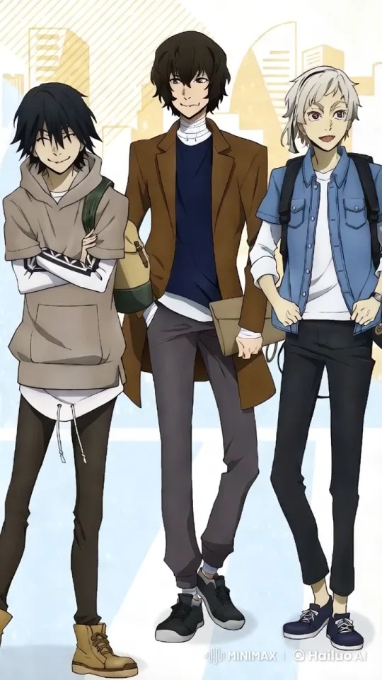 Stylish Young Men Walk Through Urban Landscape – AI Generated Video | Hailuo AI