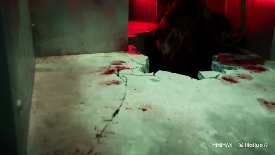 Giant Zombie Mole Emerges in Seismic Bunker Cataclysm – AI Generated Video | Hailuo AI