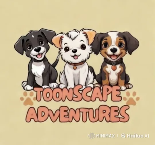 Toonscape Adventures: Puppies' Joyful Journey – AI Generated Video | Hailuo AI
