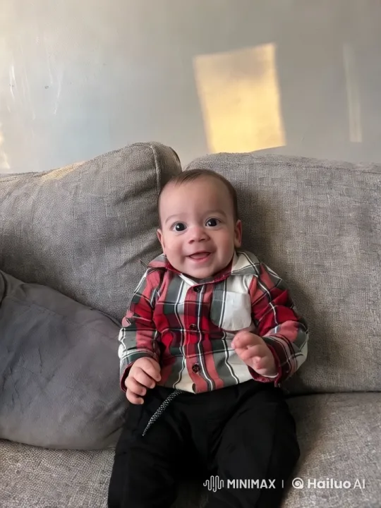 Baby Dances and Mimics Kungfu on Couch – AI Generated Video | Hailuo AI