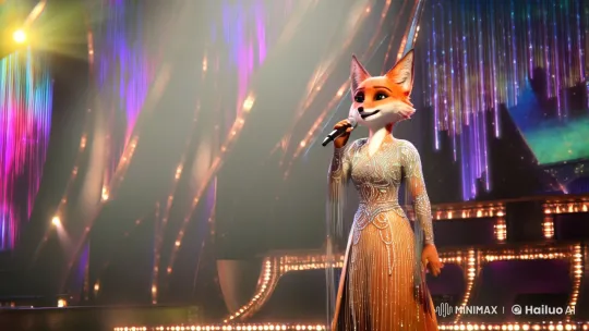 Animated Fox Delivers Ethereal Performance in Aesthetic Film Clip – AI Generated Video | Hailuo AI