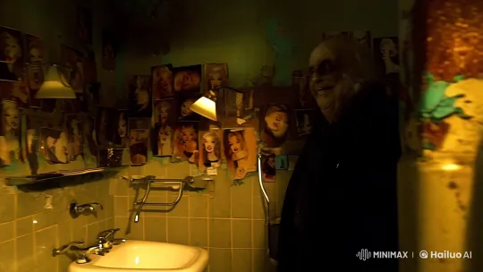Marilyn Monroe Transformation in Chaotic Bathroom Setting – AI Generated Video | Hailuo AI