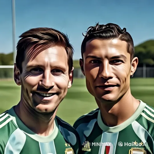 Soccer Players' Intense Fight on a Lush Field – AI Generated Video | Hailuo AI