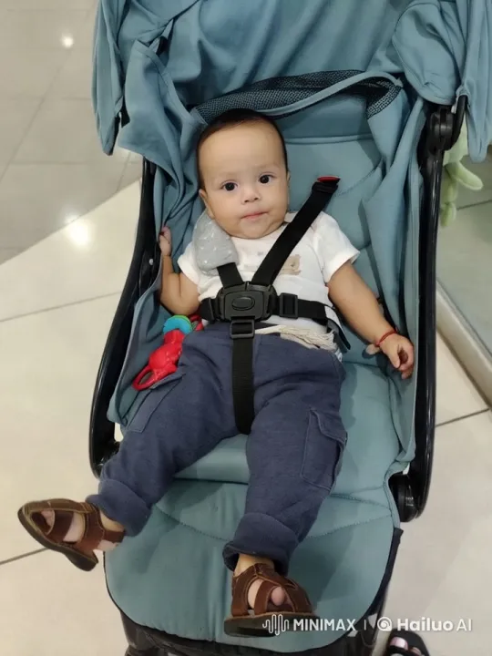 Baby's Playful Dance and Kungfu Moves in Stroller – AI Generated Video | Hailuo AI