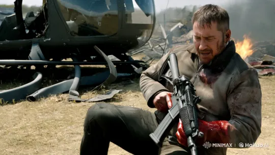 Survivor Amidst Helicopter Wreckage Seeks Hope – AI Generated Video | Hailuo AI