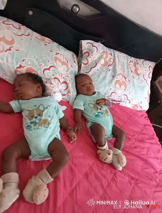 Two Babies Play in Cozy Nursery with Matching Onesies – AI Generated Video | Hailuo AI