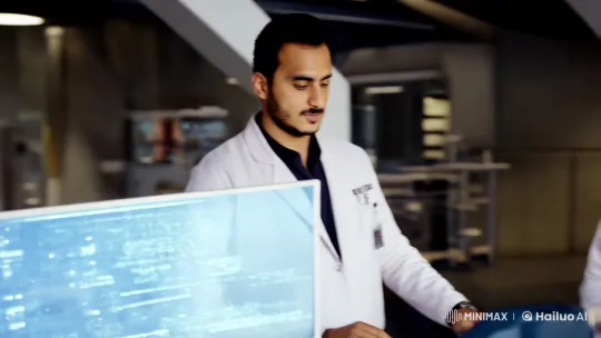 Industrial Research and Innovation at High-Tech Facility – AI Generated Video | Hailuo AI
