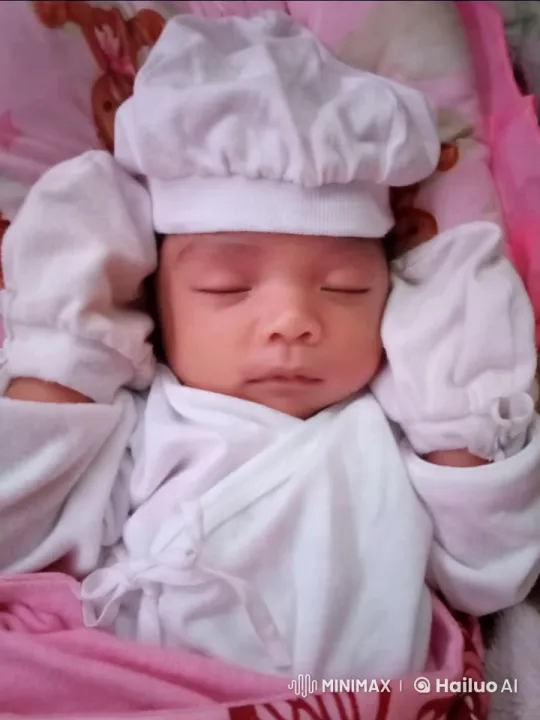 Baby's Joyful Kungfu Mimicry on Pink Blanket – AI Generated Video | Hailuo AI