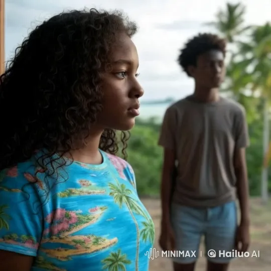 Dreamy Island Scene: Melancholic Love Amidst Nature – AI Generated Video | Hailuo AI