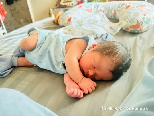 Baby Dancing Playfully in Cozy Nursery Setting – AI Generated Video | Hailuo AI