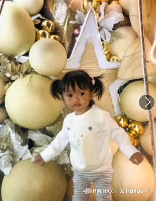 Festive Child Amidst Elegant Holiday Decor – AI Generated Video | Hailuo AI