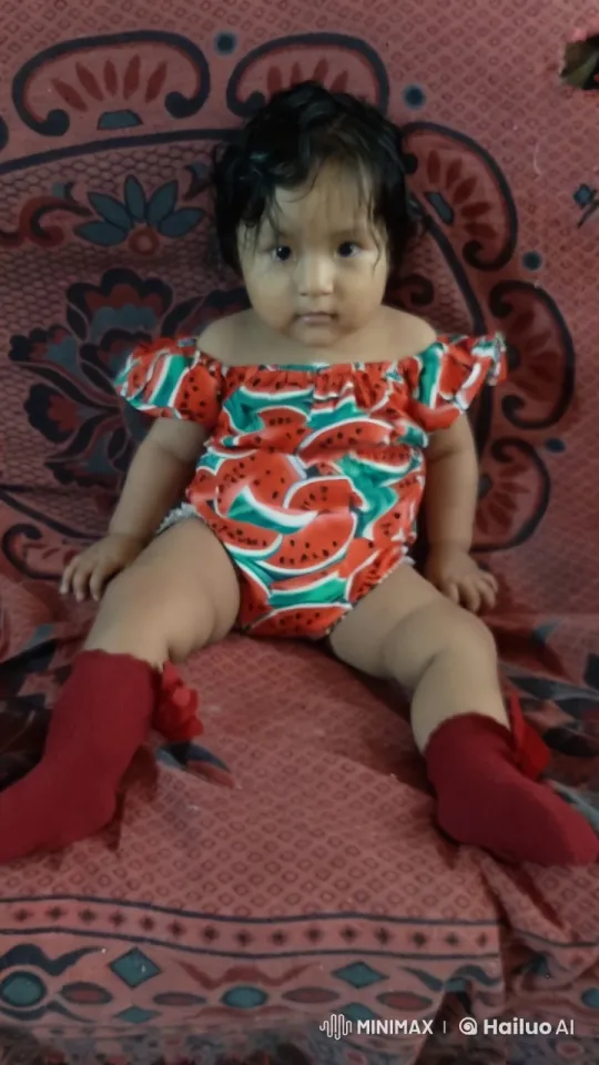 Baby Dancing Joyfully in Watermelon Outfit – AI Generated Video | Hailuo AI