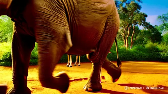 Zoo Animals in Majestic Harmony – AI Generated Video | Hailuo AI