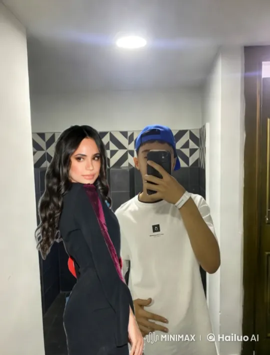 Stylish Couple's Intimate Moment in Modern Bathroom – AI Generated Video | Hailuo AI