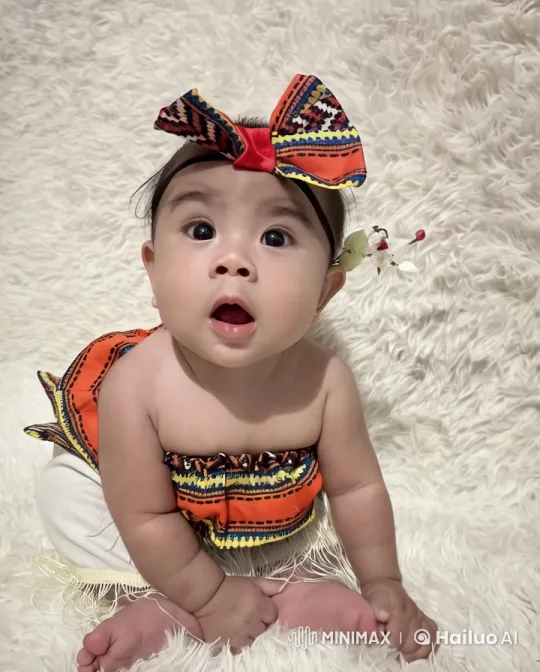 Baby in Traditional Outfit Dancing with Joy – AI Generated Video | Hailuo AI