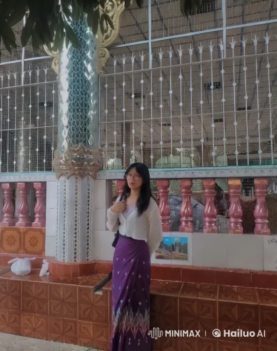Traditional Woman in Ornate Setting with Cultural Aesthetics – AI Generated Video | Hailuo AI