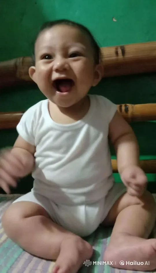 Baby's Joyful Kungfu Dance on Colorful Mat – AI Generated Video | Hailuo AI