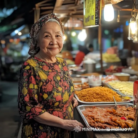 Malaysian Night Market: A Portrait of Warmth and Flavor – AI Generated Video | Hailuo AI