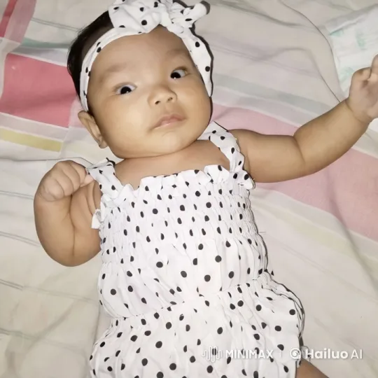 Baby Dancing and Playing on Colorful Bedspread – AI Generated Video | Hailuo AI