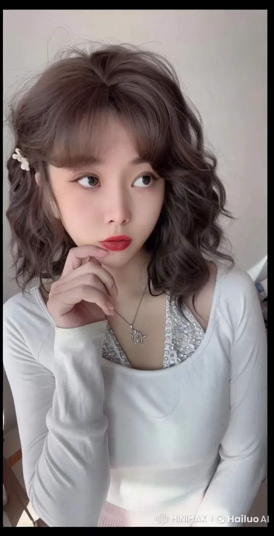 Girl in Sequined Top Removes Coat Gracefully – AI Generated Video | Hailuo AI