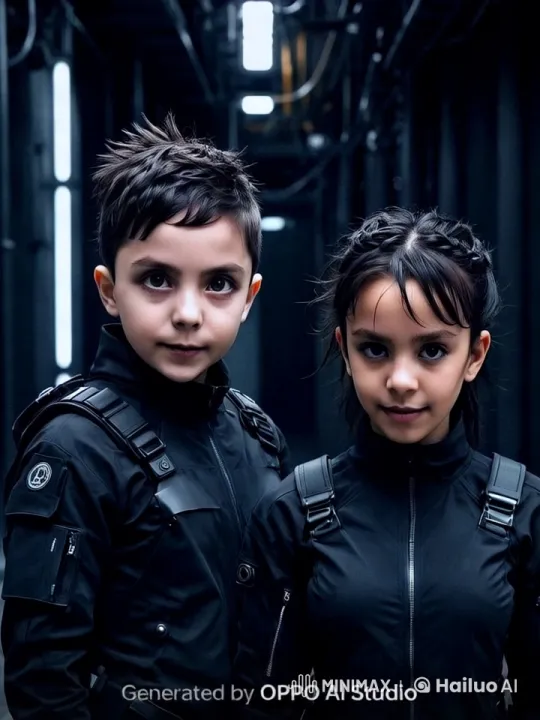Tactical Aesthetics: Futuristic Gear in Industrial Setting – AI Generated Video | Hailuo AI
