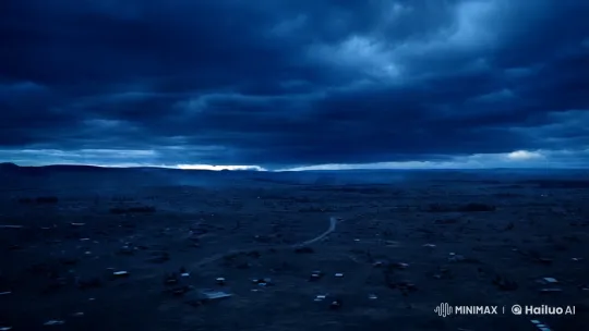 Dystopian Battlefield Awaits in Cinematic Twilight Scene – AI Generated Video | Hailuo AI