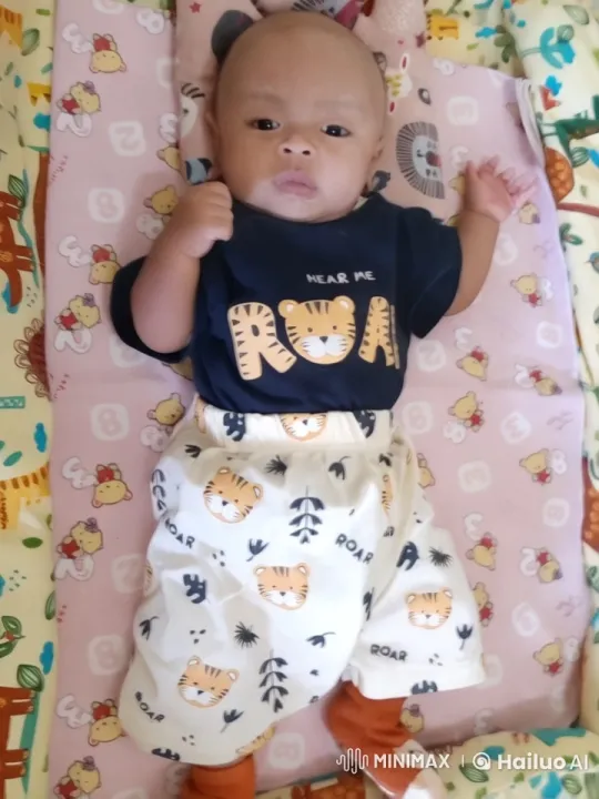 Baby in Adorable 'HEAR ME ROAR' Outfit Plays Toy Guitar – AI Generated Video | Hailuo AI