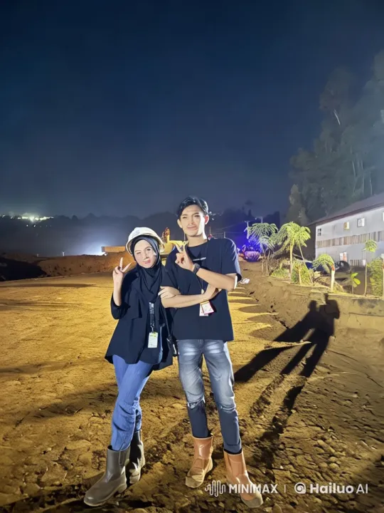 Nighttime Kungfu Display in Outdoor Setting – AI Generated Video | Hailuo AI